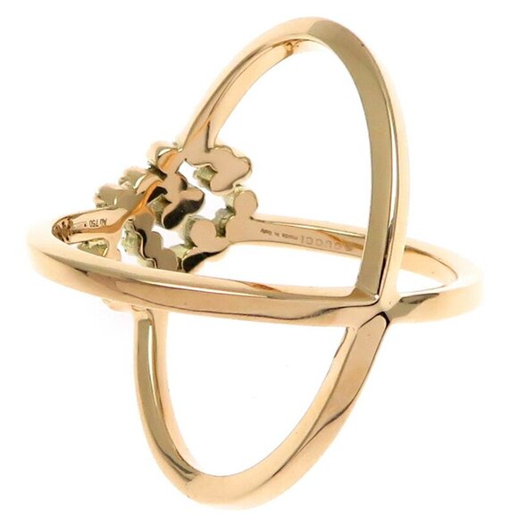 GUCCI Yellow Gold Diamond Ring - Picture 3 of 8